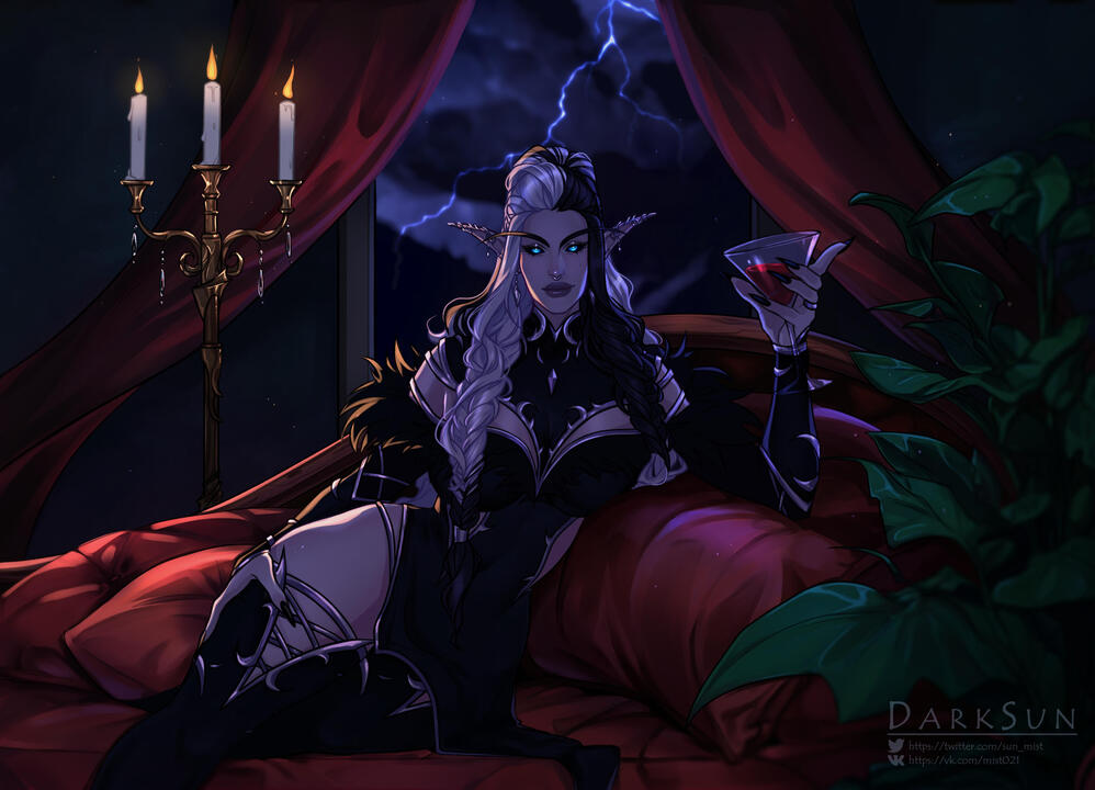 Playing with Her Food - by sun_mist